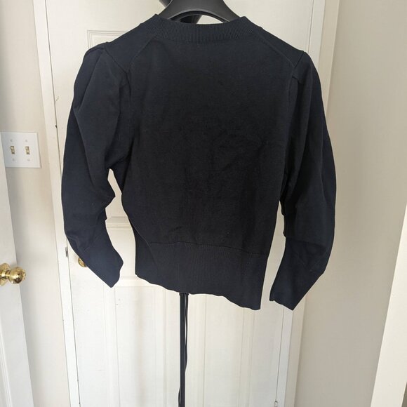 cinq a sept navy cardigan size M - Picture 7 of 12